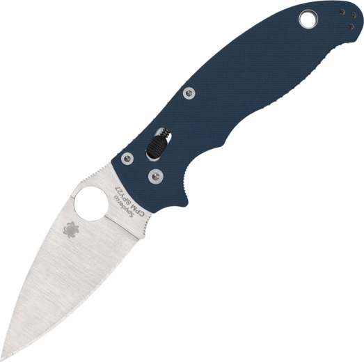 Spyderco Manix 2 Cobalt Blue žepni nož 8,6 cm, satin, G10, moder
