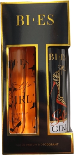 Darilni set za ženske BI-ES Selfie Girl – parfumska voda 100 ml + deodorant 150 ml