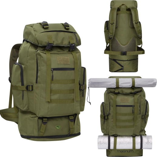 Spremenljiva prostornina 100 l s skrajšanjem prek spodnje zadrge