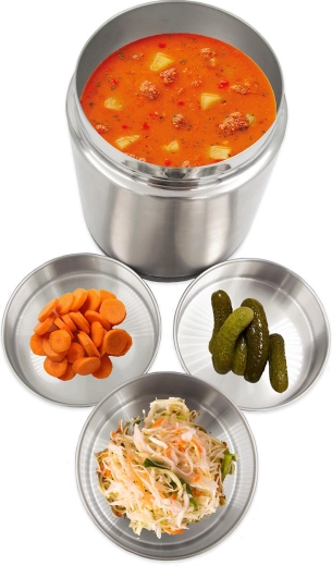 Odporen nerjaveči jeklo s termo učinkom