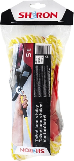 Vlečna vrv s kavlji 3,5 m × 16 mm, 5000 kg SHERON