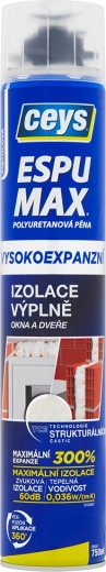 Visokoekspanzijska pištolska montažna pena 750 ml CEYS