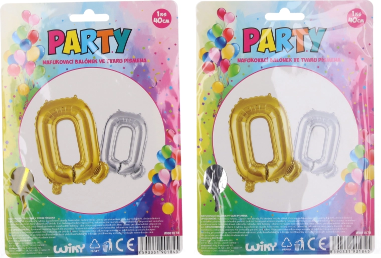 Napihljivi balon v obliki črke Q