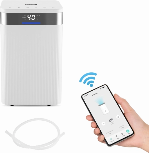 Razvlažilnik zraka Bauerkraft z Wi‑Fi 12 l/24 h