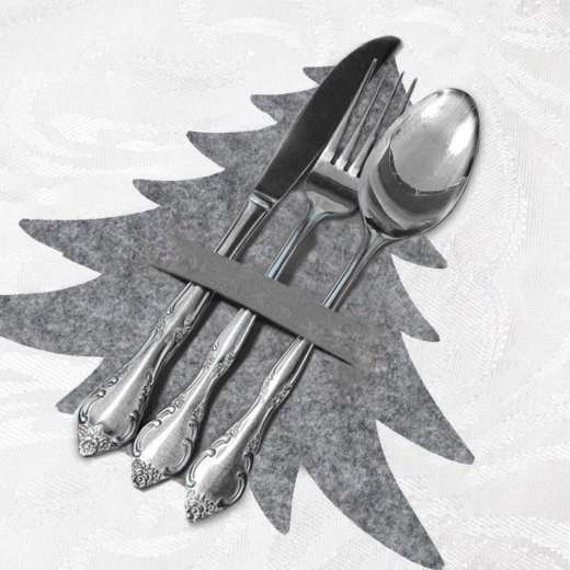 Praznična zasnova v obliki smrečice