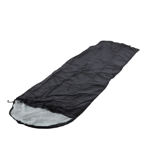 Turistična spalna vreča 215 × 75 cm črna