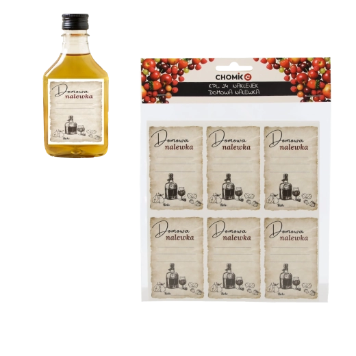 Komplet 24 etiket Domowa Nalewka za domače likerje 50 × 80 mm