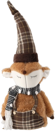 Božični lisičar 53 cm – sedeča dekoracija