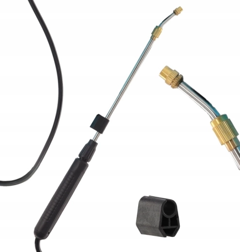 Dolga palica in natančna medeninasta šoba