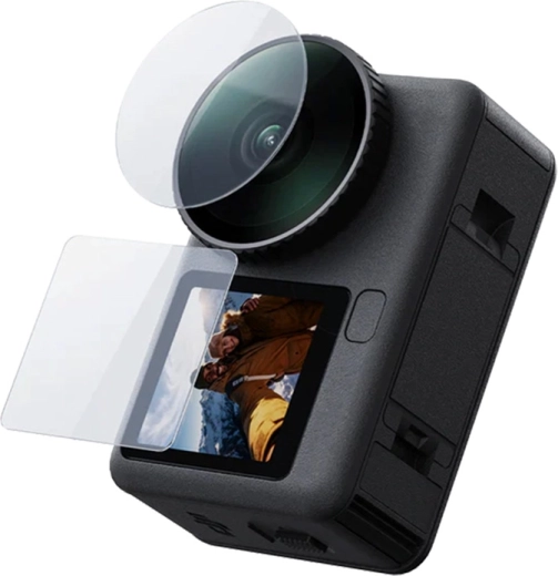 Telesin komplet kaljenih stekel za DJI Osmo Action 6 (objektiv in zaslona)