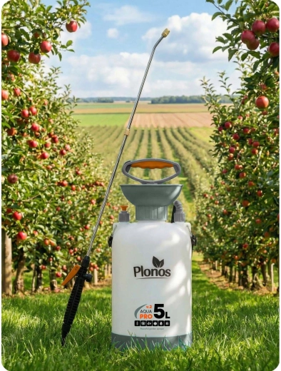 Nerjavna lanca in medeninasta šoba za natančno škropljenje