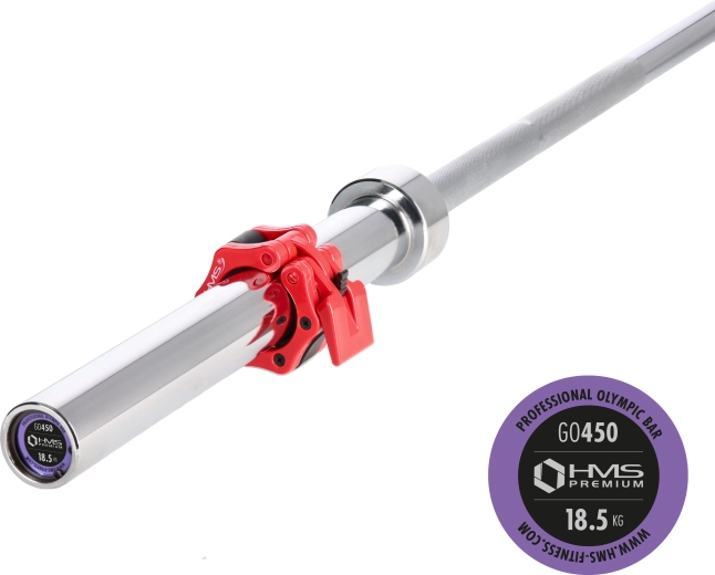 Olimpijska palica HMS PREMIUM GO450 220 cm, premer 50 mm