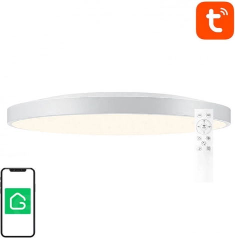 Pametna stropna svetilka 30 cm z Bluetoothom, 16 milijonov barv, 1600 lm – GOSUND LB13