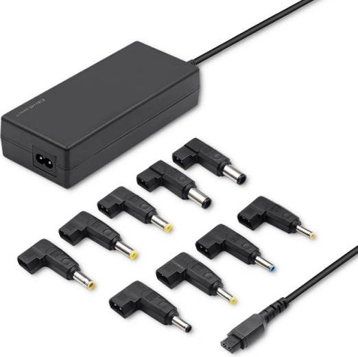 Univerzalni samodejni napajalni adapter 65 W z 9 zamenljivimi nastavki