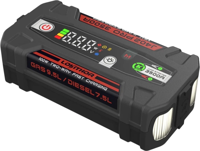 Lokithor J402 Pro zagonski booster 3500 A (88,8 Wh)