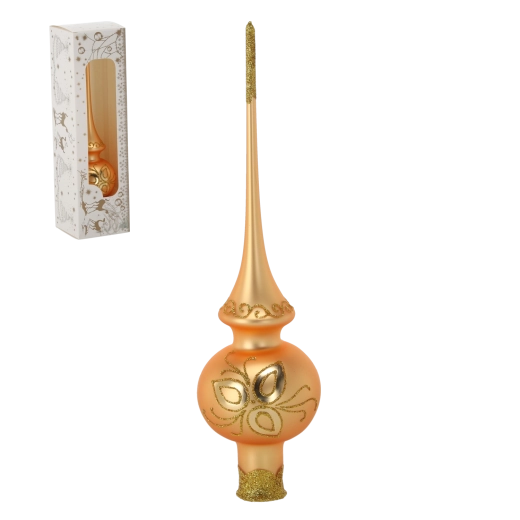 Golden Christmas Tree Topper Chomik
