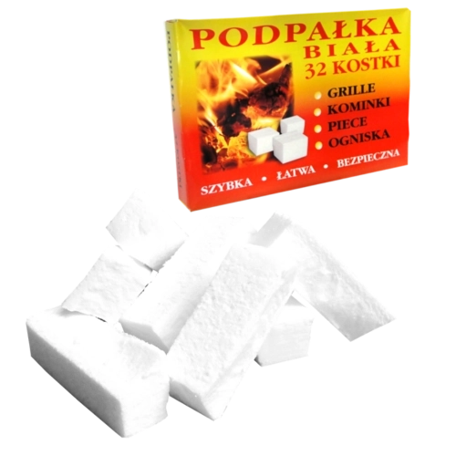 Bela podpalna kocka 32 kos