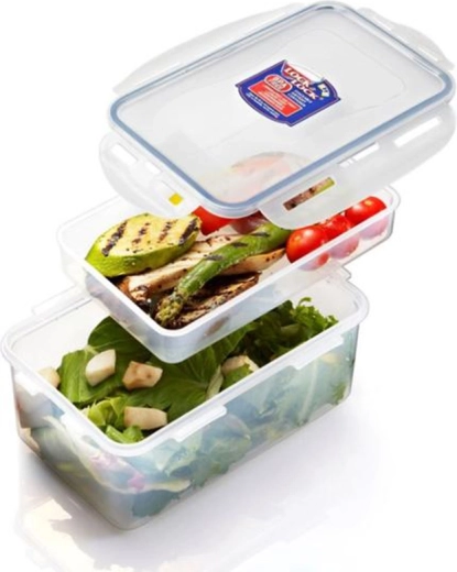 Posoda za živila s pregrado 1,4 l LOCK & LOCK