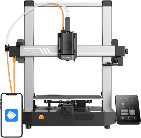 Anycubic Kobra 3 Combo 3D tiskalnik z večbarvnim tiskanjem