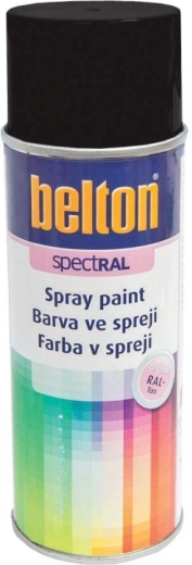 Razpršilna barva BELTON RAL 9005 mat črna 400 ml