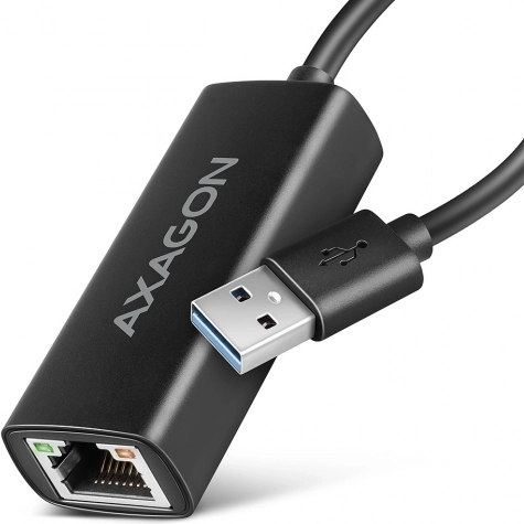 AXAGON USB-A gigabitni Ethernet adapter 3.2 Gen 1 z avtomatsko namestitvijo