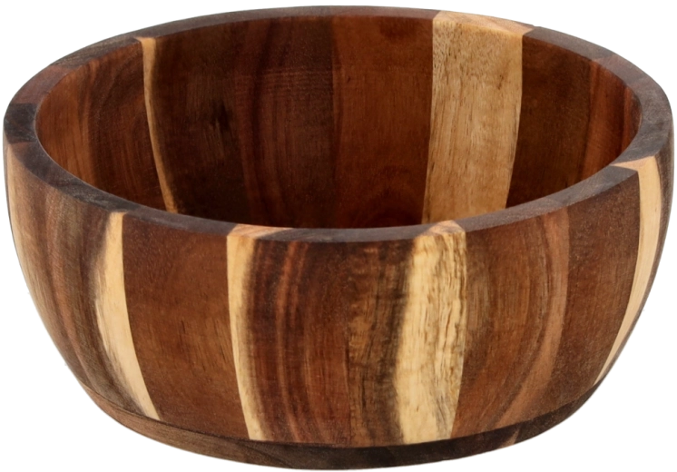 Lesena skleda iz akacijevega lesa 20 cm