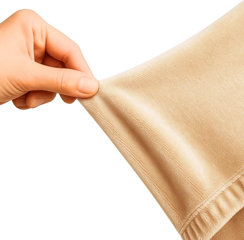 Flexible velour for a smooth and elegant fit