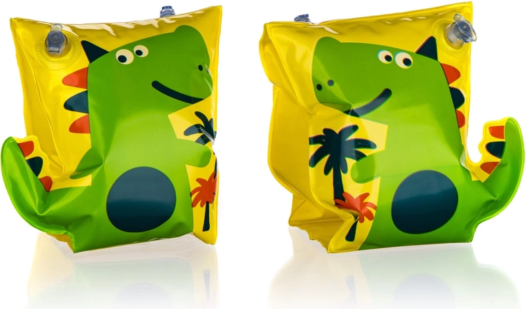 Nafukljive otroške rokavčke z dinozavrom 23 × 19 cm