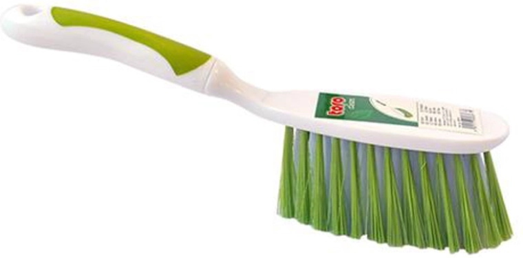 Zeleno-bela ročna metlica TORO
