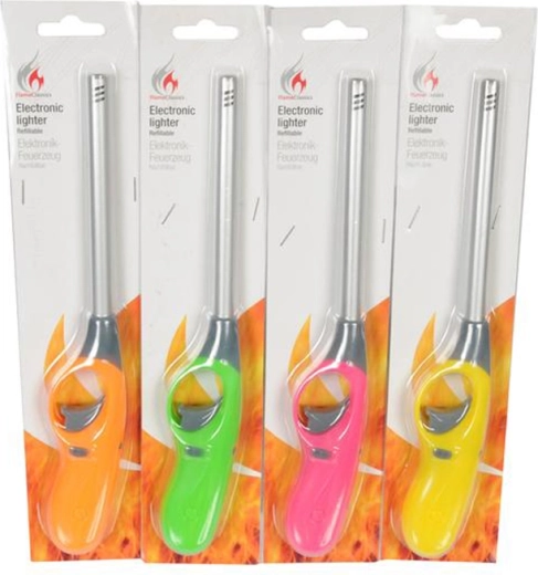 Plinski vžigalnik 25 cm – dolg kuhinjski in žarni vžigalnik (mešane barve)