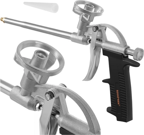 Kovinska pištola za montažno peno BIGSTREN z nastavitvijo