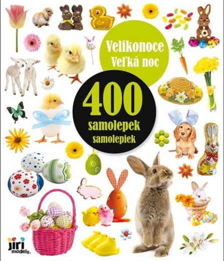 Velikonočne nalepke – 400 kosov z zabavnimi motivi