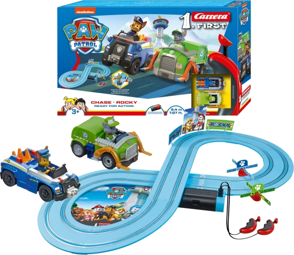 Carrera First PAW Patrol – Pripravljeni na akcijo dirkalna steza 2,4 m