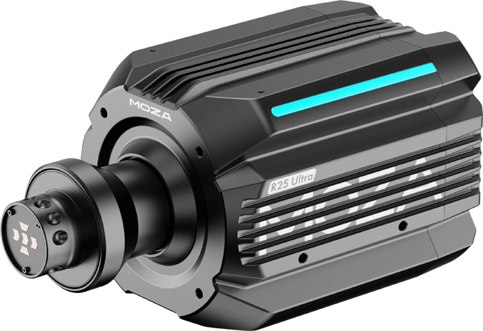 25 Nm neposredni pogon za realističen povratni odziv (force feedback)