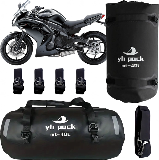 Vodotesna motoristična in kolesarska torba za čez ramo 40 l