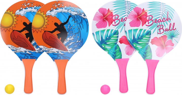 Plažni tenis s stilnim motivom