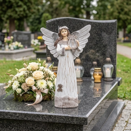 Angel Figurine with Lyre