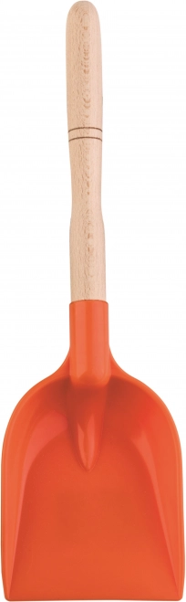 Androni lopata z lesenim ročajem 34 cm – Rdeča