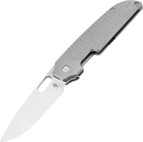 Kizer Varatas titanov žepni nož 8,3 cm Stonewash, siv