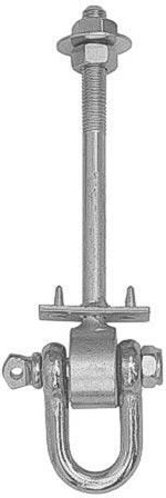 Kljuka za gugalnico M12 × 130 mm, nosilnost 70 kg