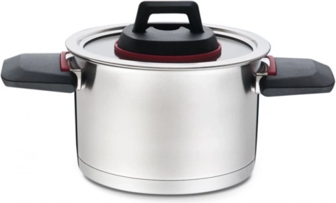 Nerjavno jeklen lonec Maestro s pokrovom 4,2 l