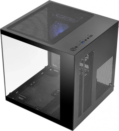 Panoramic tempered glass in a compact cube design