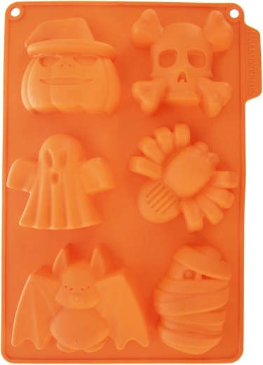 Šest halloweenskih oblik v enem modelčku