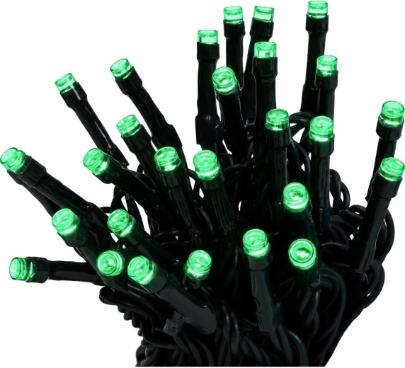 RETLUX Christmas LED Light Chain, 150 Green LEDs, 15 m