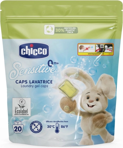 Chicco pralne kapsule Baby Sensitive za otroško perilo 20 kosov
