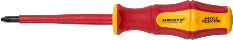 Električarski križni izvijač PZ2 6×100 mm VDE