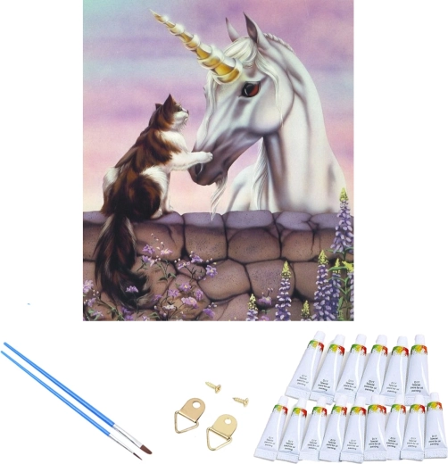 Popoln komplet barv in čopičev