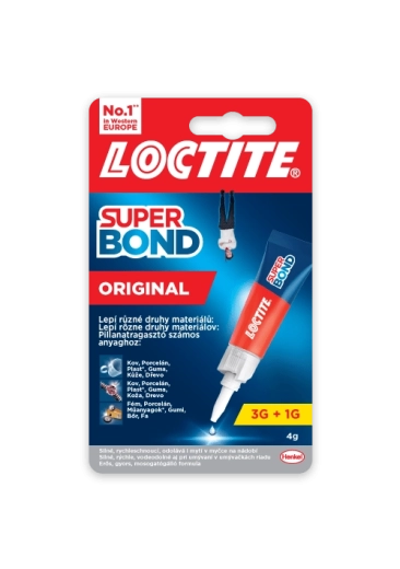 Loctite Super Bond Original 4 g – tekoče sekundno lepilo