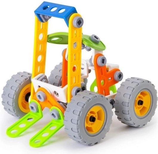 84 pieces for building your own vehicle
