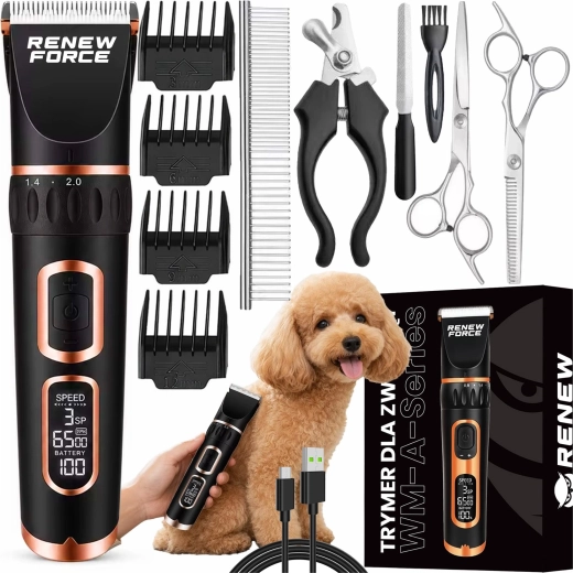 RENEW FORCE Wireless Pet Clipper